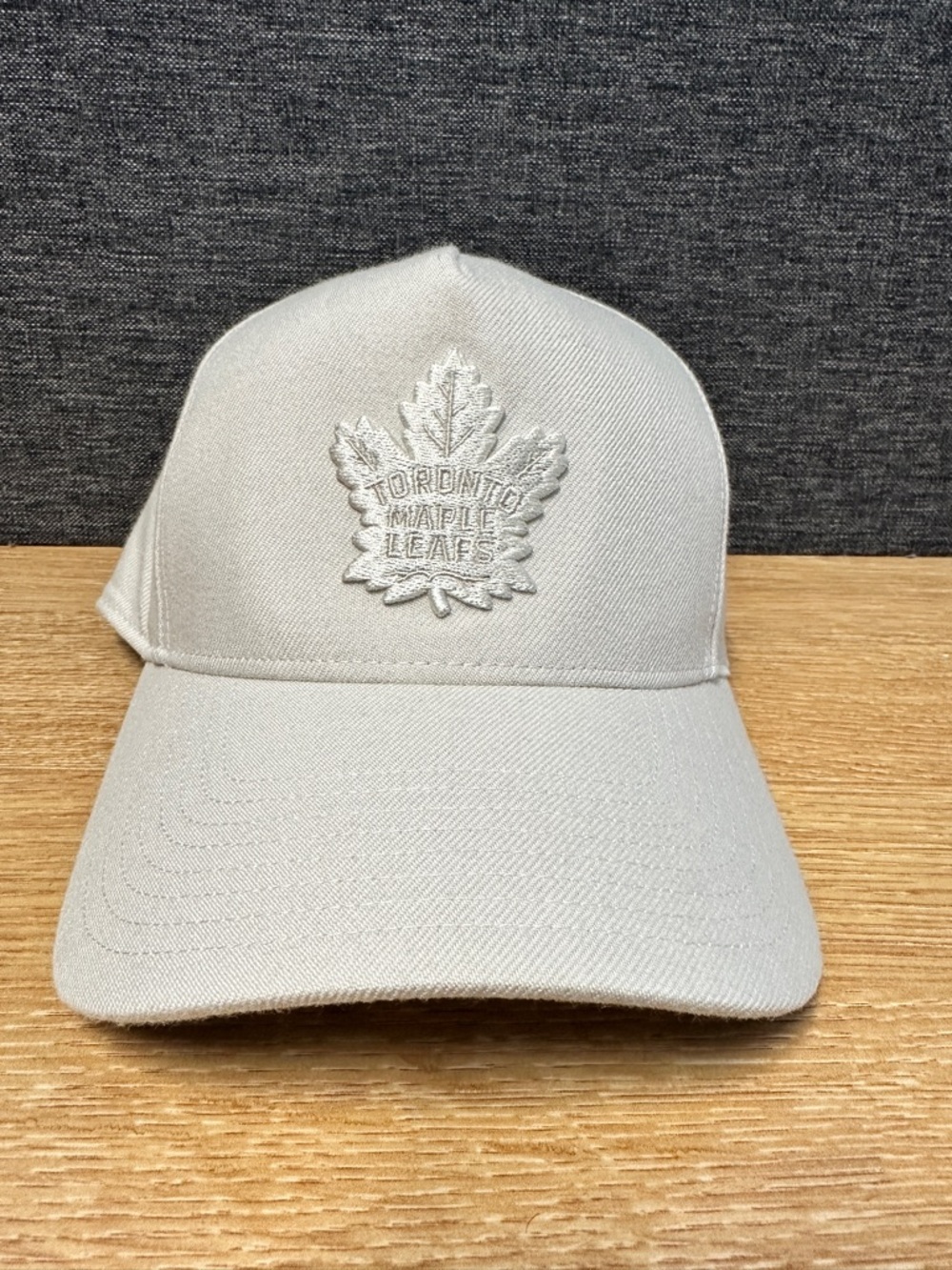 Toronto Maple Leafs 47 brand Structured Adjustable Off White Hat